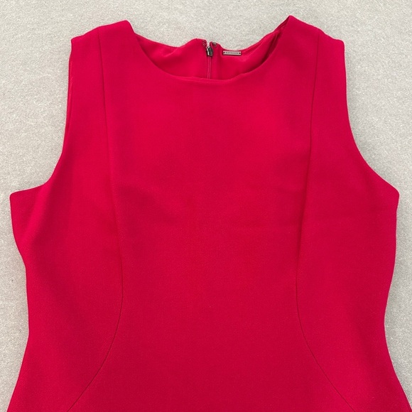 Elie Tahari Cailyn Pink Sheath Sleeveless Dress Size 14 - Picture 6 of 14